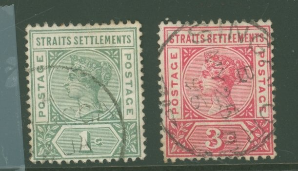 Straits Settlements #83-84 Used Single