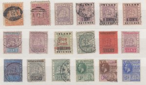 British Guiana Unchecked Early Collection Of 18 MH/VFU  BP6064