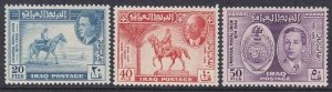 1949 IRAQ/IRAK - SG 339/341 set of 3 MNH/**