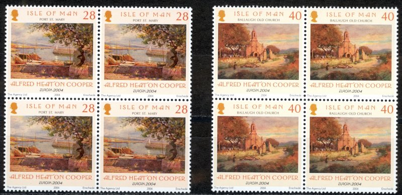 Isle of Man Sc# 1064-1065 MNH Block/4 2004 Europa