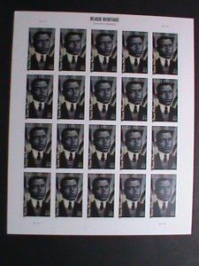 ​UNITED STATES-2010 SC#4464 LACK HERITAGE-OSCAR MICHEAUX  MNH SHEET-VERY FINE