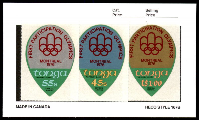 1976 Tonga  Complete Set #372-376, C189-193, CO105-107 MNH OLYMPICS BIG SALE