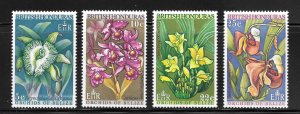 British Honduras Scott 226-29 MNHOG - 1969 Orchids of Belize - SCV $5.00