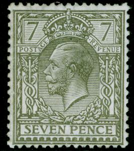 SG387 SPEC N27(1), 7d olive, NH MINT. Cat £35.