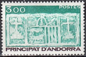 andorra--french  scott no 331  mh