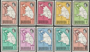 Barbuda #12-28 Mint Hinged From 1968-70       (on 2 scans)