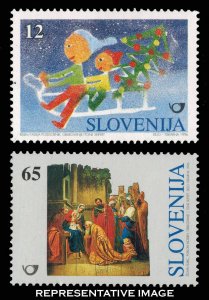 Slovenia Scott 279-280 Mint never hinged.