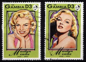 Gambia 1993 Marilyn Monroe, Part Set [Used]