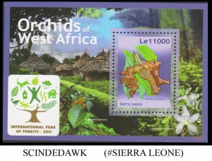 SIERRA LEONE - 2011 ORCHIDS OF WEST AFRICA / FLOWERS - MIN/SHT MNH