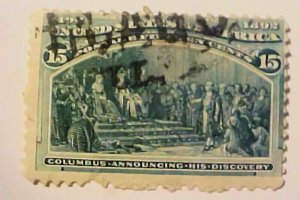 US # 238 CAT $ 80.00 PULLED PERF