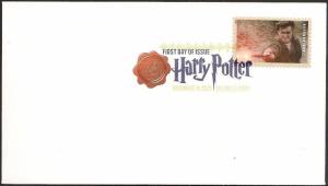 US 4842 Harry Potter Harry Potter (with wand) DCP FDC 2013