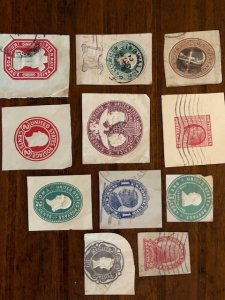 United States 11 Cut Squares -