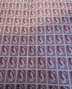 GB WALES 1958 6d SGW3 MNH COMPLETE SHEET x 120 stamps