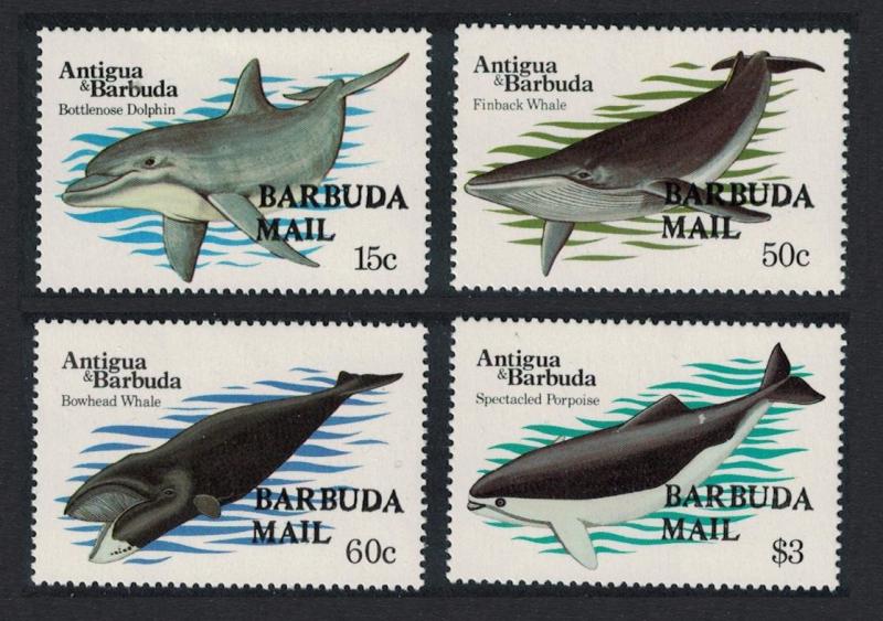 Barbuda Whales 4v SG#667-670