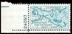 # 984 MINT NEVER HINGED ANNAPOLIS TERCENTENARY