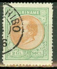 FF: Surinam 16 used CV $70