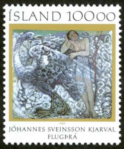 Iceland Sc# 615 MNH 1985 Johannes S. Kjarval