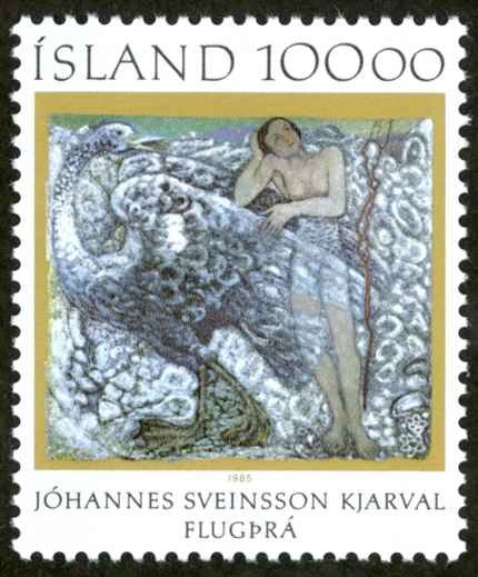 Iceland Sc# 615 MNH 1985 Johannes S. Kjarval