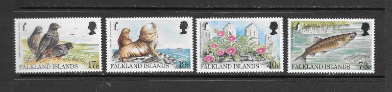 FALKLAND ISLANDS #686-9  MARINE LIFE  MNH