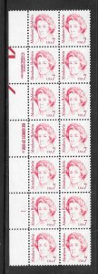 #1850 MNH Plate Block, Zip & Copy Strip of 14