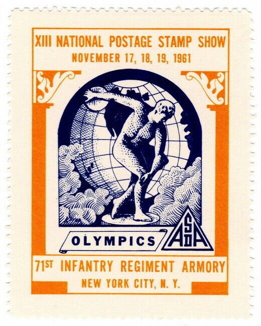(I.B) US Cinderella : National Postage Stamp Show (New York 1961)
