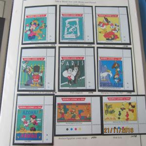 Sierra Leone Disney Sc 1470-1478 MNH