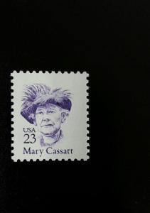 1988 23c Mary Stevenson Cassatt, American Painter Scott 2181 Mint F/VF NH