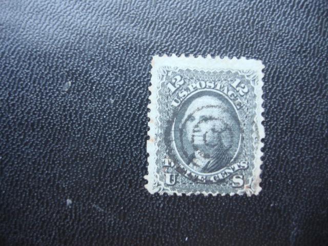 1867   SCOTT # 90  (E GRILL)  12c USED  F/VF SCV. $ 400.00