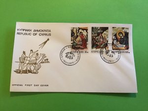 Cyprus First Day Cover 3 Wise Men Christmas 1972  Stamp Cover R43177