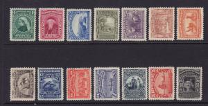 Newfoundl. Scott # 61-74 VF OG previously hinged nice color cv $ 370 ! see pic !