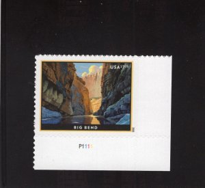 5429 Big Bend NP, MNH w/plate #