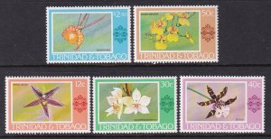 Trinidad and Tobago 284-288 Flowers MNH VF
