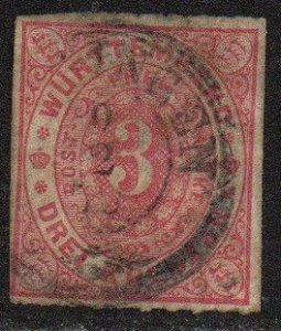 Wurttemberg Sc #49 Used