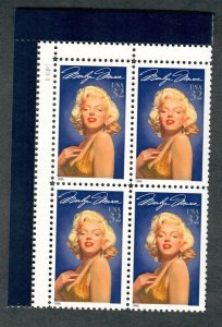 2967 Marilyn Monroe MNH Plate Block  - UL