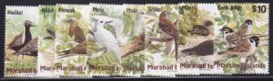 US 682-89 Trust Territories Marshall Islands NH VF 1 Cent - $10 Birds