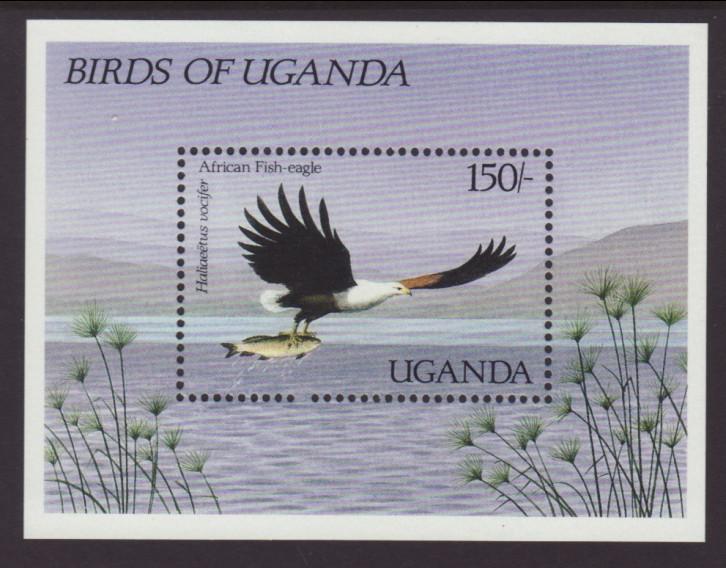 Uganda 578 Eagle Souvenir Sheet MNH VF