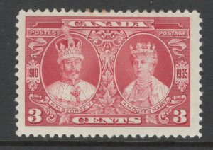 Canada 1935 King George V & Queen Mary 3c Scott # 213 MH