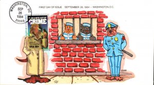 #2102 McGruff the Crime Dog Collins FDC