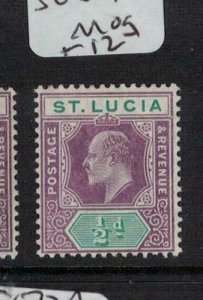 St Lucia SG 64a MOG (4elm) 