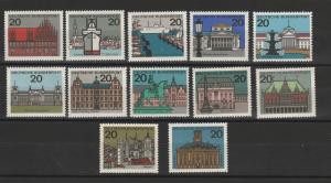 GERMANY #869-79A MINT COMPLETE