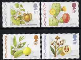 ASCENSION IS. - 1987 - Edible Bush Fruits - Perf 4v Set - MNH