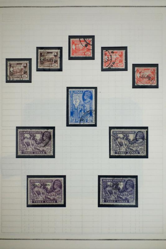 Burma 1940's to 1950's Stamp Collection