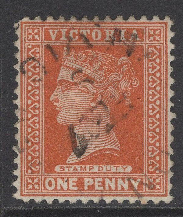 VICTORIA SG313c 1890 1d BROWN-RED USED