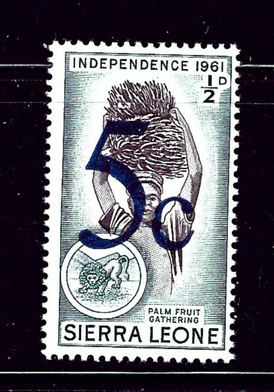 Sierra Leone 274 MNH 1961 Surcharge