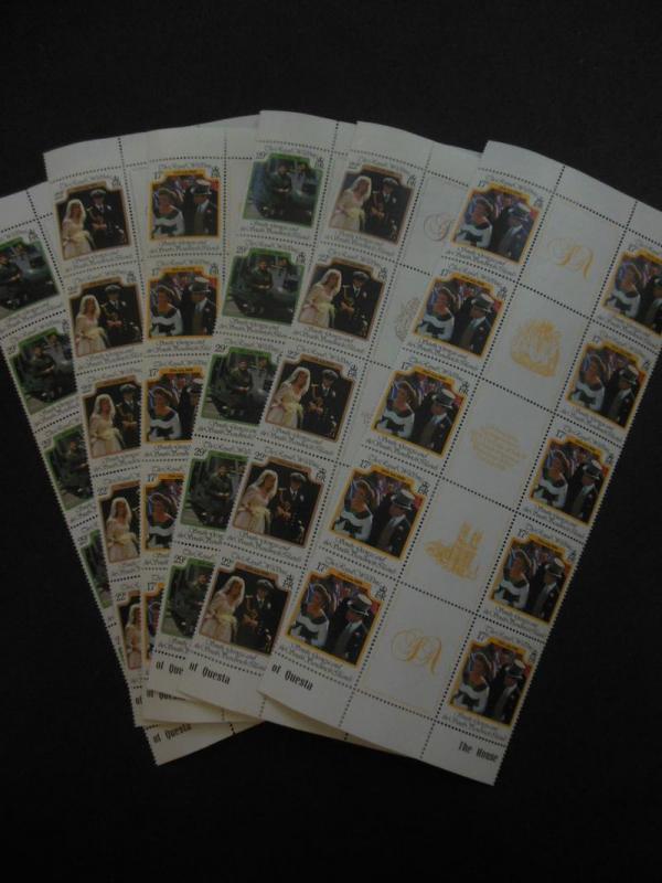 SOUTH GEORGIA : Nice group of Royal Omnibus Issues. All VF, MNH. Scott Cat $131. 