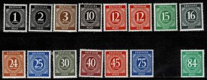 Germany 1947,Sc.# 530 and more MNH, 1st Allied Control Council Issue