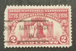SANTA ROSA California Precancel 627 Liberty Bell Used Stamp z6534