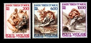 Vatican # 710-712 Mint!