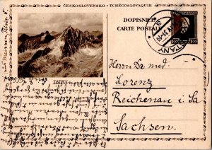 Czechoslovakia 1.20k Tatry Postal Viewcard 1931 Stany to Reichenau by Zittau,...