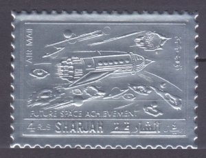 1972 Sharjah 1063 silver Future space projects 10,00 €